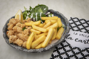 Petits calamars frits